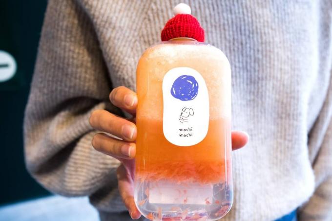 SGS ODM Chai nhựa đựng đồ uống 12 Oz để uống trà sữa sinh tố 6