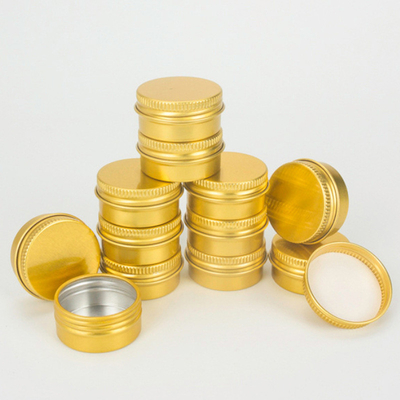 250g Metal Cosmetic Jar Black Silver Gold Round Aluminium Tins 8.8oz