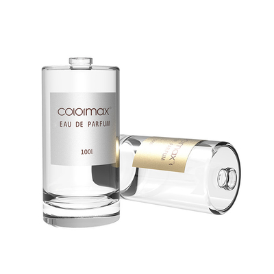 50mm Dia 3.5oz Crystal Glass Perfume Bottles SGS Round Custom LOGO
