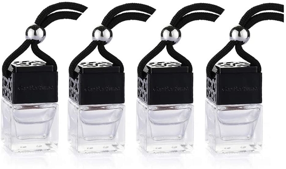 5ml 8ml Crystal Glass Bottles Hanging Bottle Car Air Freshener And Perfume