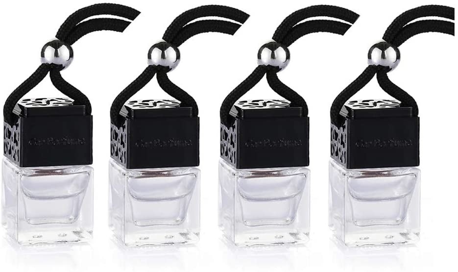 5ml 8ml Crystal Glass Bottles Hanging Bottle Car Air Freshener And Perfume