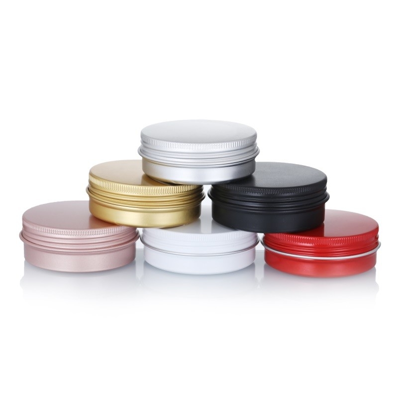 120g 25g Metal Cosmetic Jar Antirust Aluminium Tin Containers
