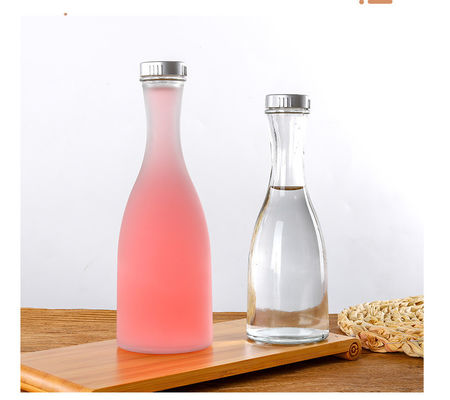 Good price Hũ thủy tinh 250ml 375ml 500ml Chai thủy tinh lưu trữ Nước giải khát Trái cây Chai nước trái cây trực tuyến