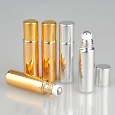 Good price 10ml 6ml Chai lăn trị liệu bằng hương thơm rỗng Lớp phủ bạc Chống tia cực tím trực tuyến