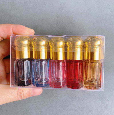 Good price Hộp đựng mỹ phẩm bằng thủy tinh con lăn trong suốt 6ml Chai thủy tinh hình bát giác 3ml trực tuyến