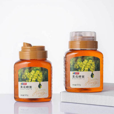 Good price 500g 700g Mật ong Chai đựng đồ uống bằng nhựa có thể tái sử dụng Lọ nhựa có thể ép lại trực tuyến