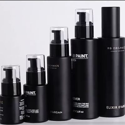 Good price 5000 cái Chai lọ thủy tinh đen không có không khí Serum 150ml với máy phun bơm trực tuyến