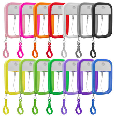 chất lượng Thuốc khử trùng cồn Loại thẻ Chai xịt Mini Keychain PET Dày 2cm nhà máy