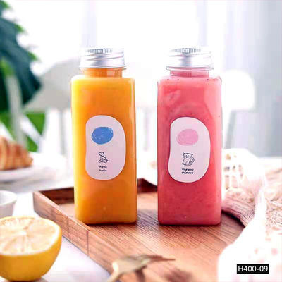 Good price Chai nhựa đựng đồ uống dùng một lần 16 Oz 400ml Chai PET vuông trong suốt Không chứa BPA trực tuyến