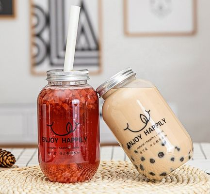 Good price 330ml 650ml Chai nhựa có thể phân hủy sinh học PLA PET Bubble Tea Juice U Shaped trực tuyến